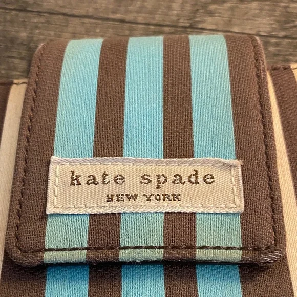 Vintage Kate Spade Striped Wallet - GUC - Picture 2 of 9